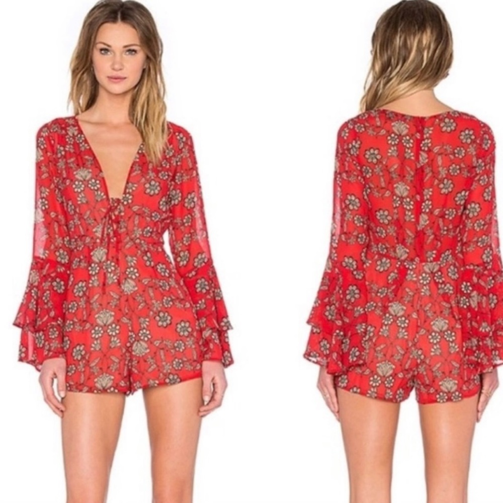 for Love & Lemons Pia Romper, Large